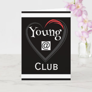 Välkomstkort för Young at Heart Club Kort
