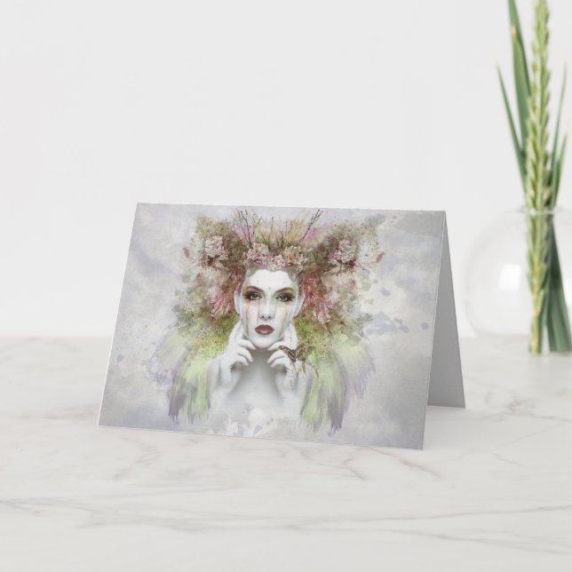 Välkomstkort från moder natur kort (Framsida)