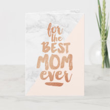 Välkomstkort Mors dag för bästa Mamma någonsin