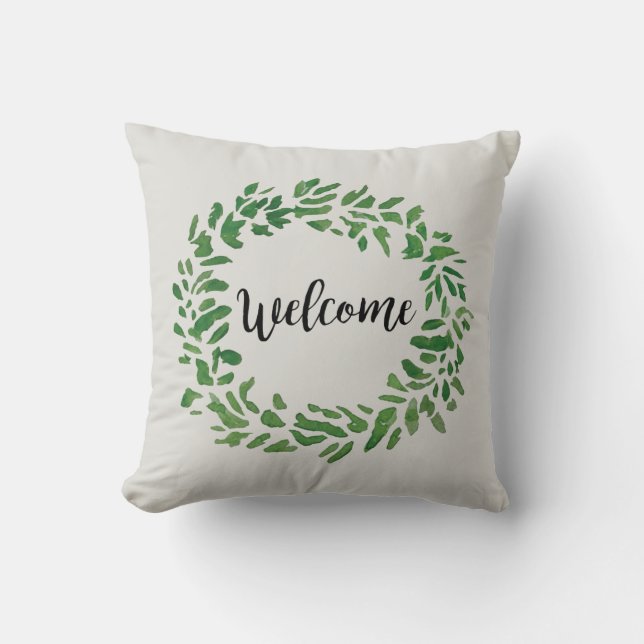 Välkomstkrans Pillow Kudde (Framsida)