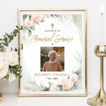 Välkomstminnestjänst för foto med Blommigt för vat