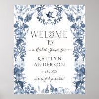 VälkomstMöhippa för Chinoiserie Blue Blommigt