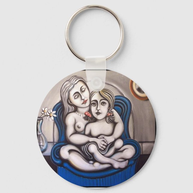 Välkomstnyckelkedja för hem nyckelring (Framsida)