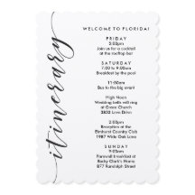 Välkomstpaket Bröllop Intervall- och informationsk