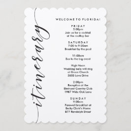 Välkomstpaket Bröllop Intervall- och informationsk Program