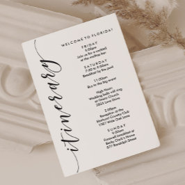 Välkomstpaket Bröllop Intervall- och informationsk Program