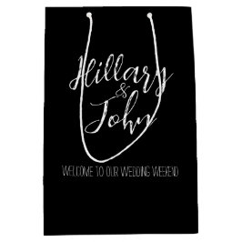 Välkomstpåsar i Namn Bröllop