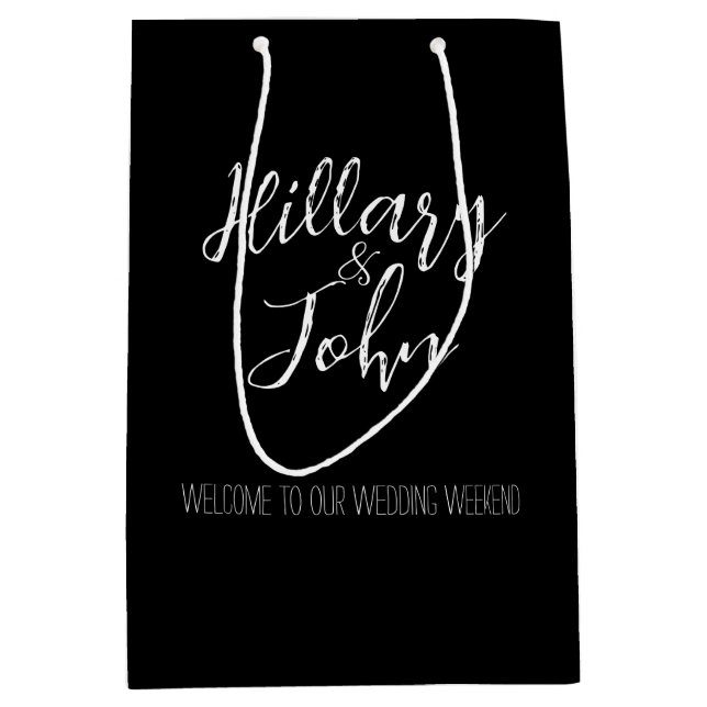 Välkomstpåsar i Namn Bröllop (Framsidan)