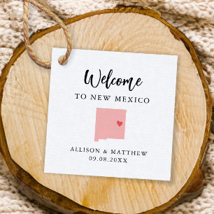 Välkomstpåse för Färg New mexico Bröllop Gåvor Etiketter