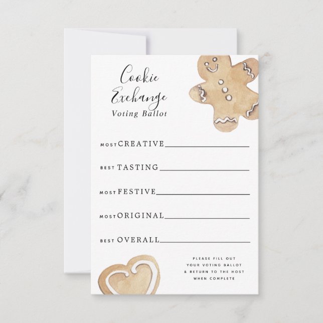 Välkomstplats för cookie Exchange Inbjudningar (Framsida)