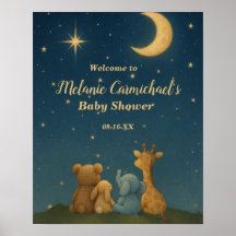 VälkomstPoster för Twinkle Little Star Baby Shower