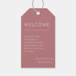 Välkomstsäck för Dusty Ro Bröllop Presentetikett