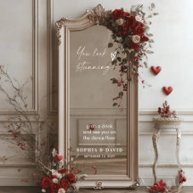 Välkomstsignalen Selfie Spegel Decal för elegant b