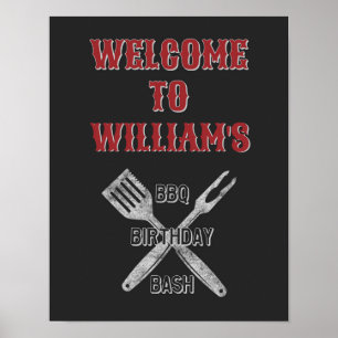 Välkomstsignatur för 11 x 14-Födelsedagsfest med b Poster