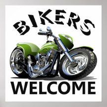 Välkomstsignatur för biker