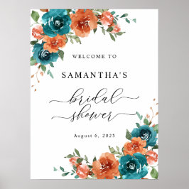 Välkomstsignatur för bränd Orange Möhippa - slutsi Poster