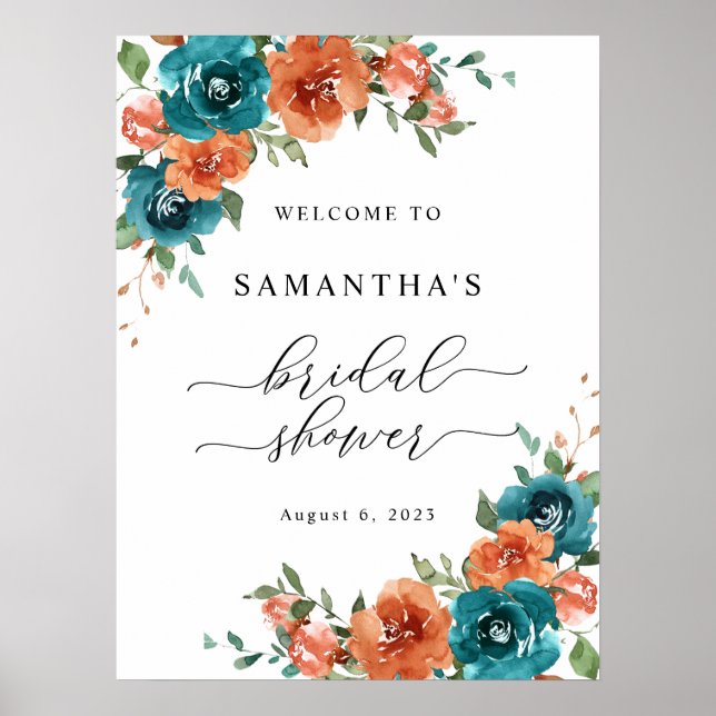 Välkomstsignatur för bränd Orange Möhippa - slutsi Poster (Framsidan)