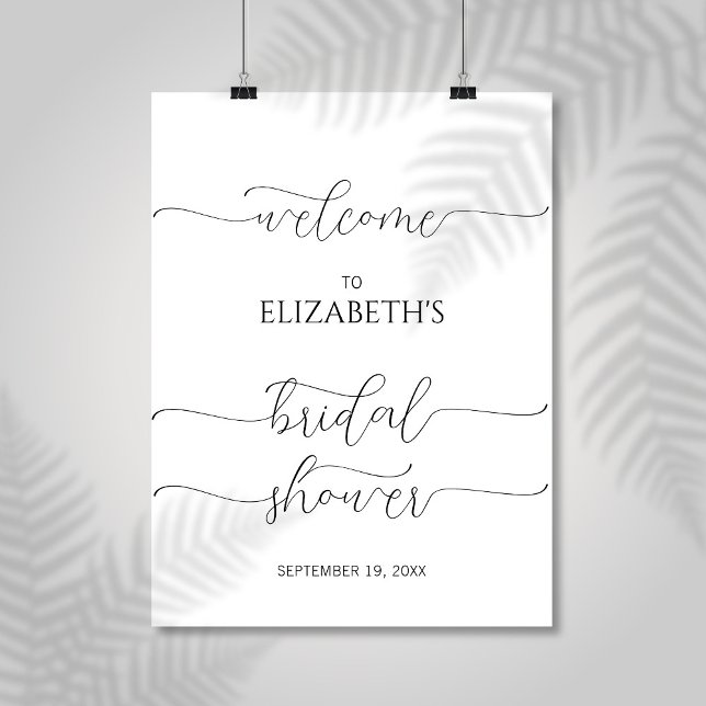 Välkomstsignatur för enkel minimal skriptMöhippa Poster (Skapare uppladdad)