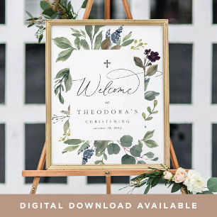Välkomstsignatur för Eucalyptus & Sage-händelse Poster