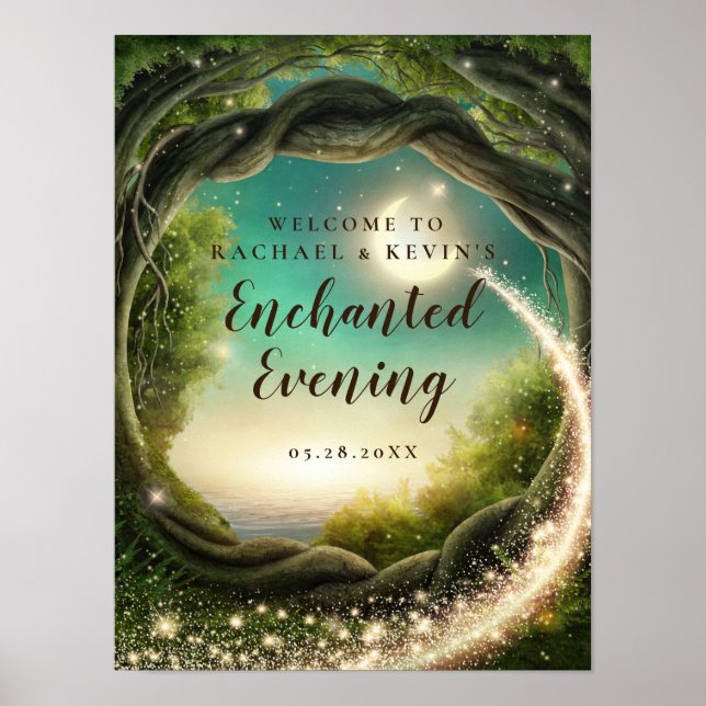 Välkomstsignatur för evenemangsfest poster (Framsidan)