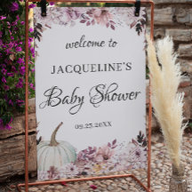 Välkomstsignatur för höstEleganten Lila blommor