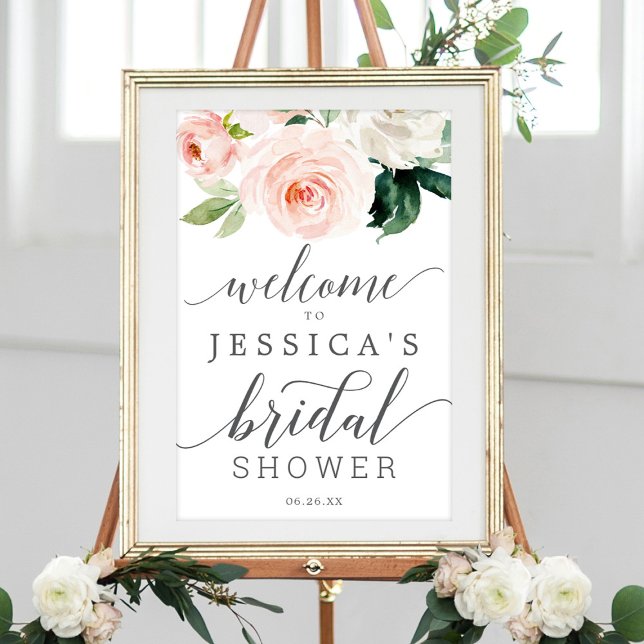 Välkomstsignatur för Möhippa av blåsa blooms Poster (Skapare uppladdad)