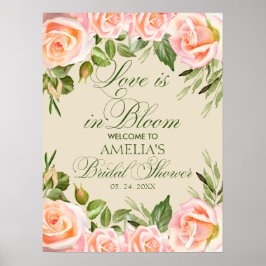 Välkomstsignatur för Möhippa för Blommigt av elega Poster