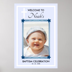 Välkomstsignatur för Party i Modern BAPTISM DAGY E Poster