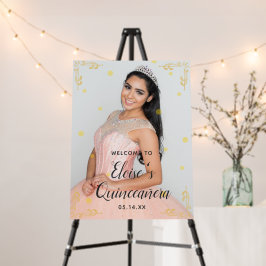 Välkomstsignatur för Quinceañera-händelseregistret