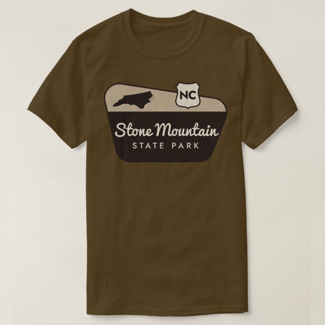Välkomstsignatur för Stone MounState Park North ol T Shirt (Design framsida)
