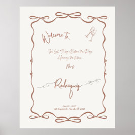 Välkomstsignatur för välkomstsignatur för Personli Poster