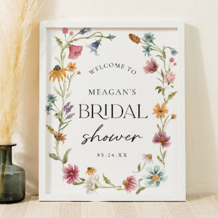 Välkomstsignatur för Wildblommes Möhippa Poster
