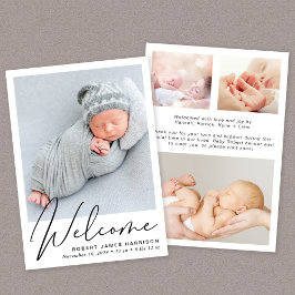 Välkomstskript 4 Fotofödelse Meddelande