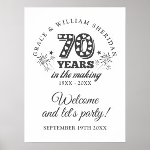 Välkomstskylt för 70-årsjubileum 'In The Making' Poster