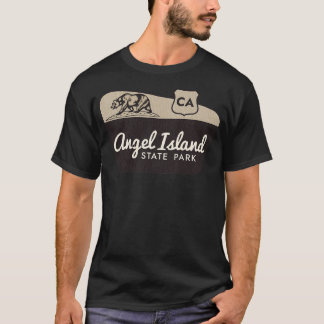 Välkomstskylt för Angel Island State Park Californ T Shirt