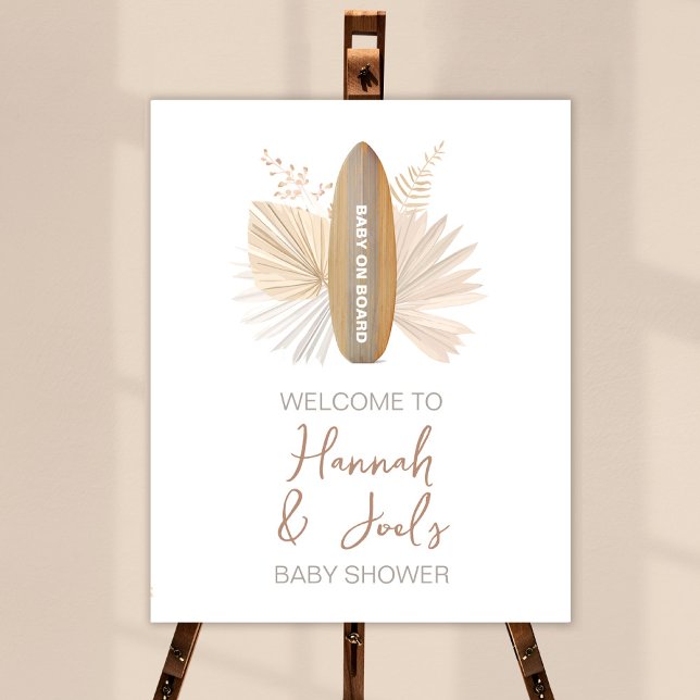 Välkomstskylt för baby på babyskor poster (Skapare uppladdad)