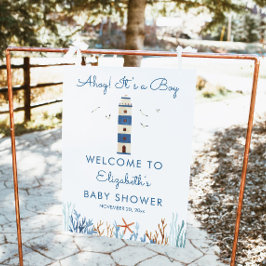 Välkomstskylt för babybabyskor i fyr poster