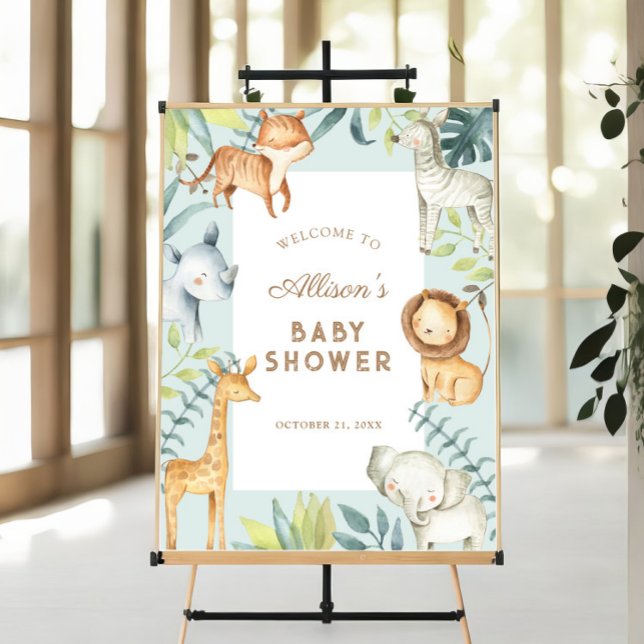 Välkomstskylt för babydusch poster (Skapare uppladdad)