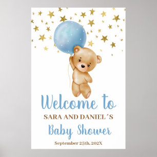 Välkomstskylt för babykläder poster