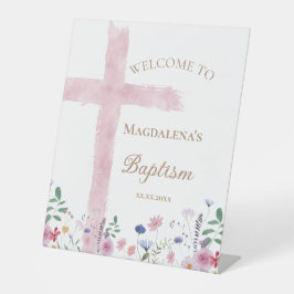Välkomstskylt för baptism