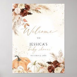 Välkomstskylt för barnsköljning, liten pumpskylt poster