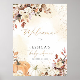 Välkomstskylt för barnsköljning, liten pumpskylt poster