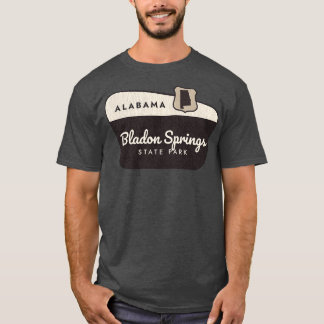 Välkomstskylt för Bladon Vår State Park Alabama T Shirt