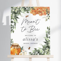 Välkomstskylt för bröllopsfest med Orange Blossom