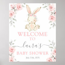 Välkomstskylt för Bunny Girl