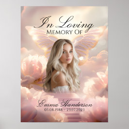 Välkomstskylt för Butterfly Ascend Memorial Välkom Poster