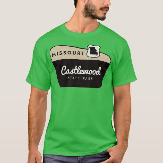 Välkomstskylt för Castlewood State Park Missouri T Shirt