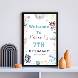 Välkomstskylt för cute-avblåsningsutrymme under fö poster