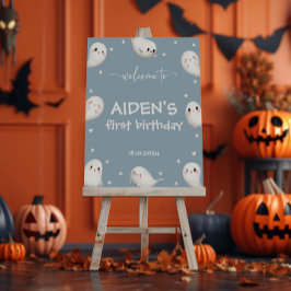 Välkomstskylt för Cute Spooky One Halloween Poster