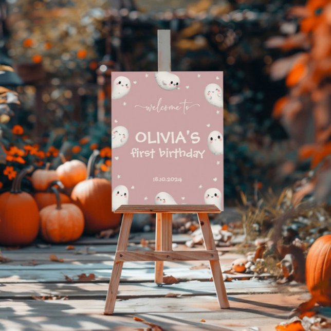 Välkomstskylt för Cute Spooky One Halloween Poster (Skapare uppladdad)